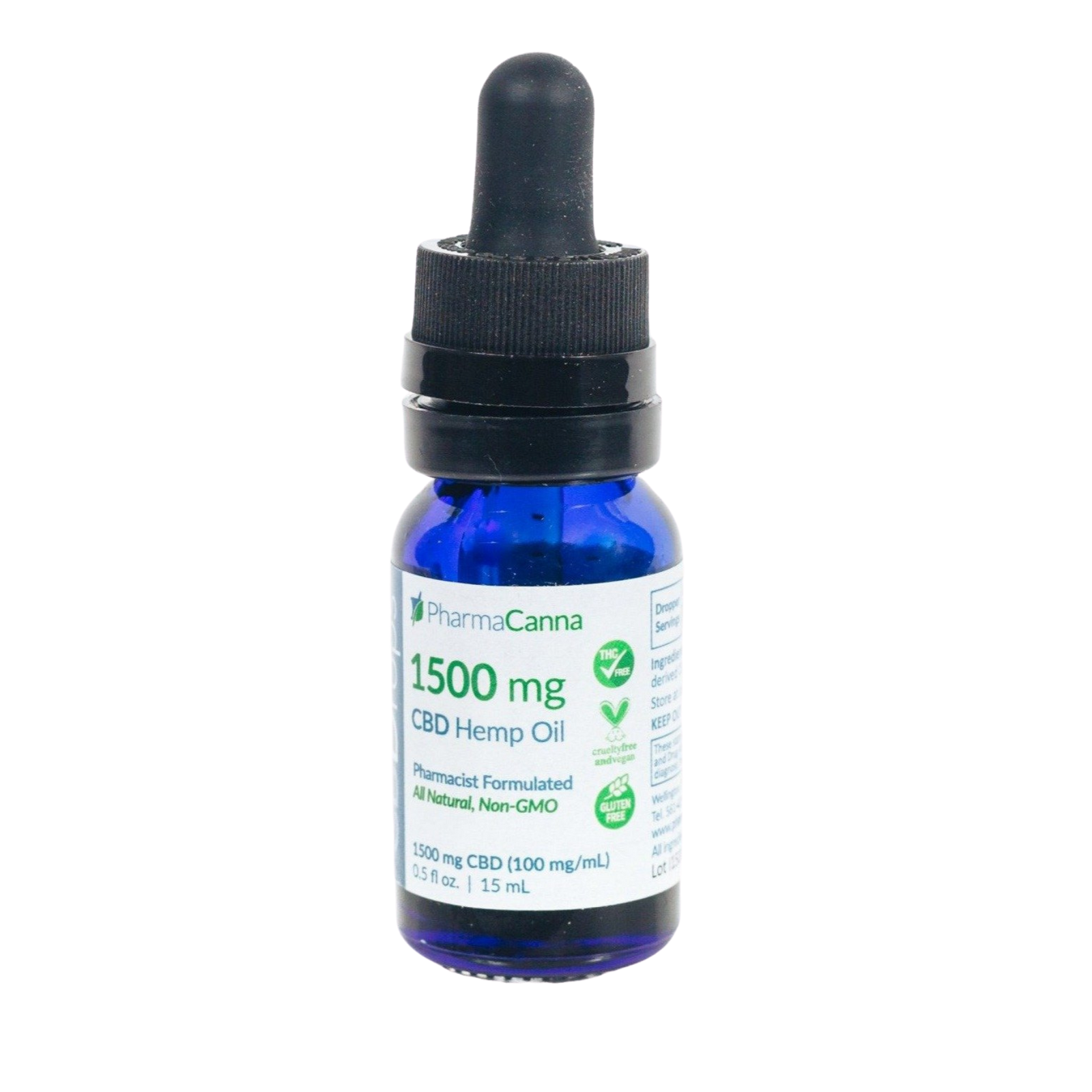 CBG/CBD 1200mg Oil Tincture - PharmaCanna